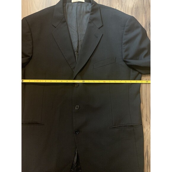 Joseph Abboud Men's Black‎ Wool Blazer 46L/W40 3 Button Made In UAS - Picture 7 of 9
